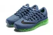 air max 2017-16 femmes flywire sneakers green top blue